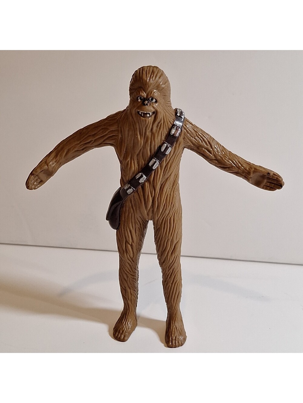 1993 Vintage - Star Wars - Just Toys BEND EMS Chewbacca - Bendable Rubber Figure